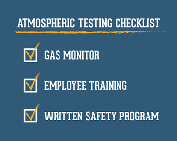 Atmospheric testing checklist mobile view