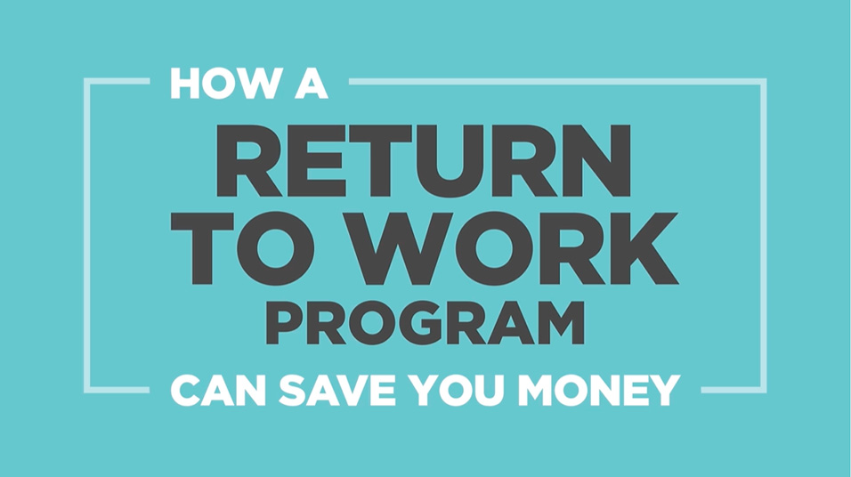 Return to work program: how can it save you money?